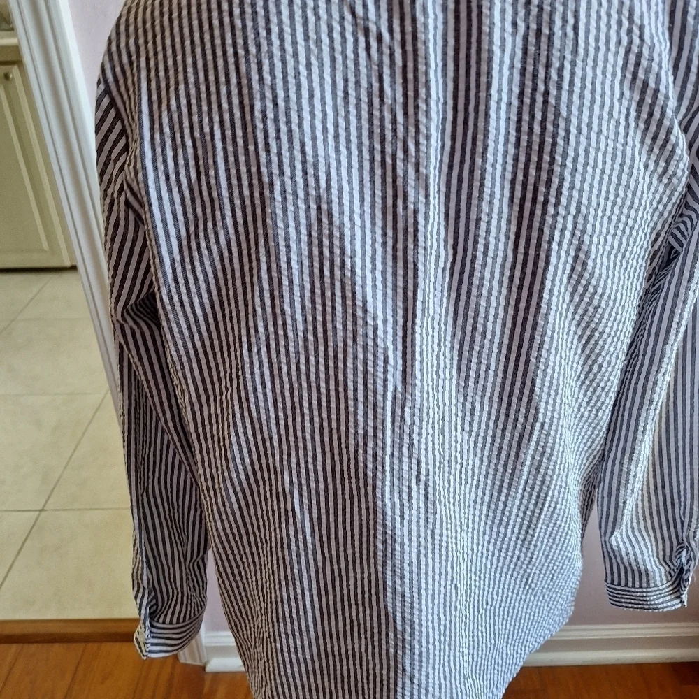 Striped Button-Up Shirt - Picture 8 of 16